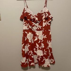 Floral mini dress